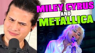 Vocal Coach Reacts to Miley Cyrus Singing w\/ Metallica