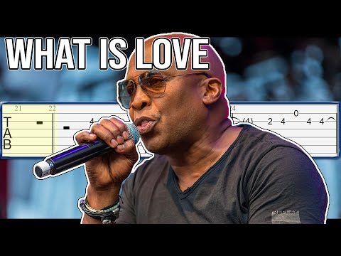 Haddaway - What Is Love Guitar Tab Tutorial