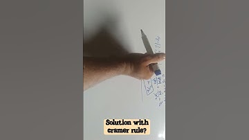 class 9 math chapter 1 exercise 1.6 question 1 part 2 | Cramer