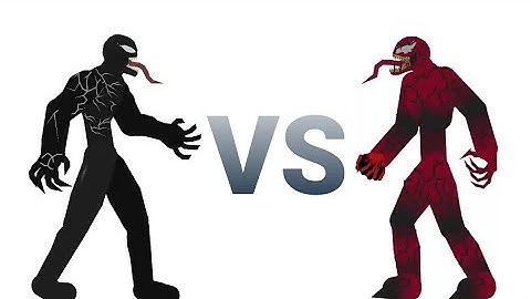 Venom VS Carnage (Stick Nodes) | With sound effects | Stick Animation Zone