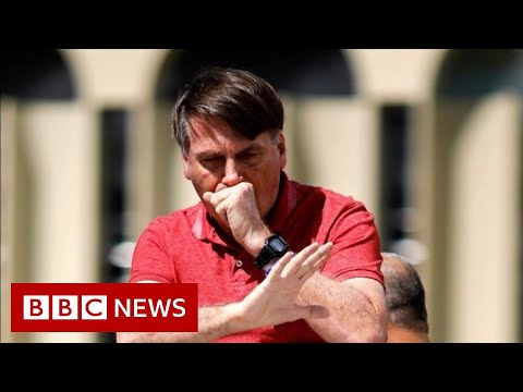 Coronavirus advice ignored by Brazil's President Jair Bolsonaro – BBC News