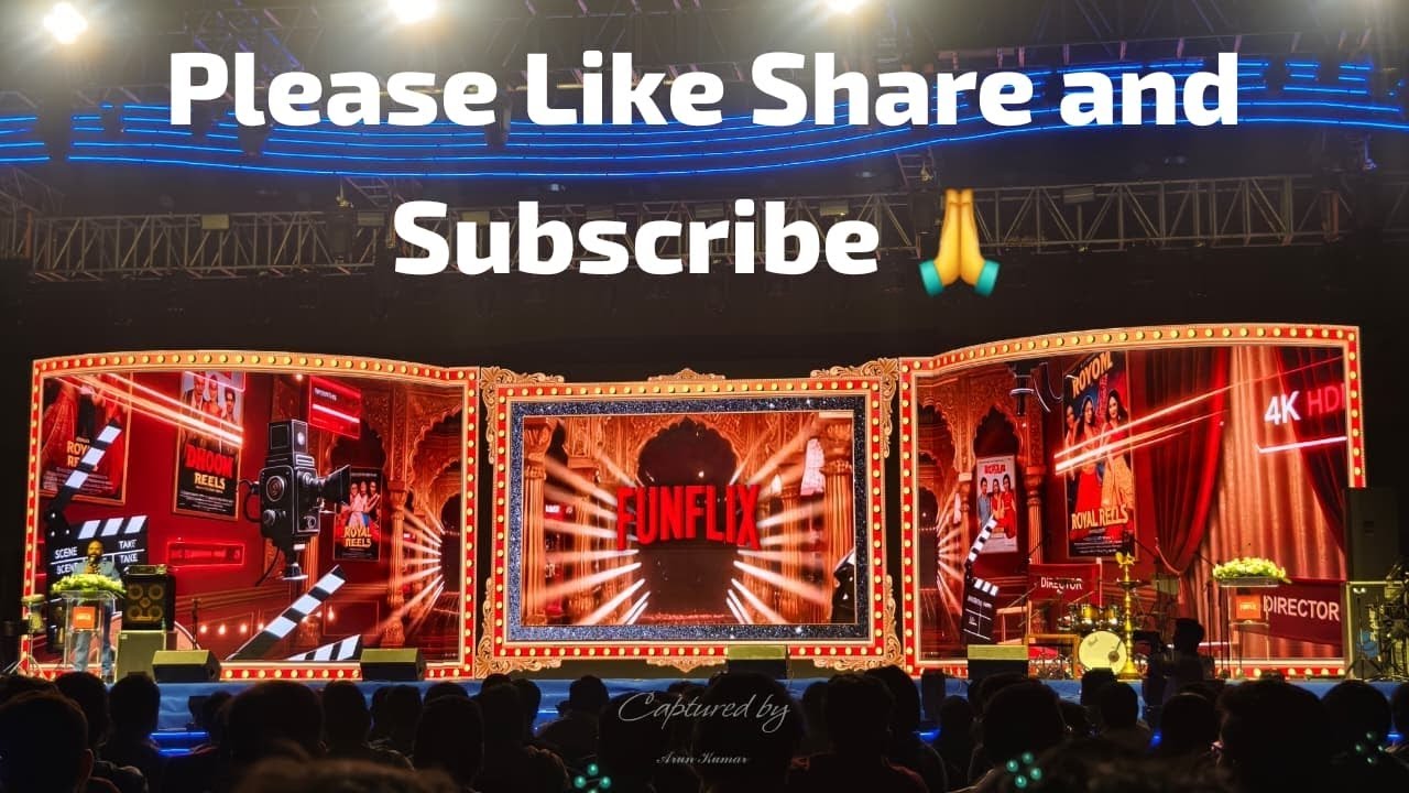 Funflix 2026, Led light dance performance || #office #event 