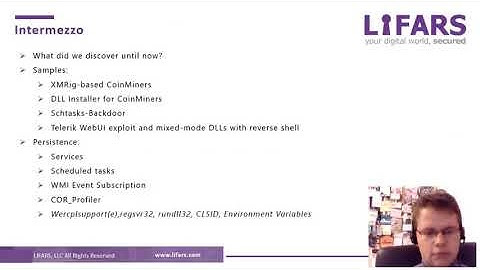 DEF CON Safe Mode Recon Village - Ladislav Baco - Hunting for Blue Mockingbird Coinminers