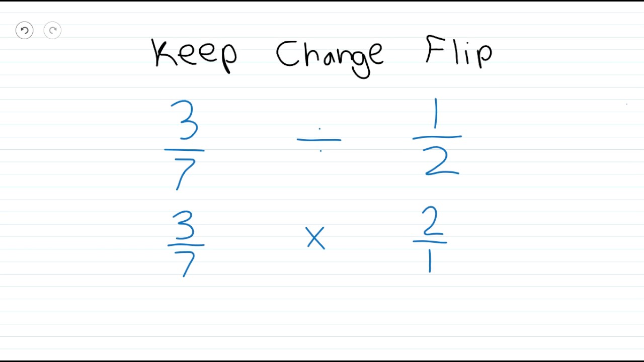 How To Do Keep Change Flip : How To Divide Fractions