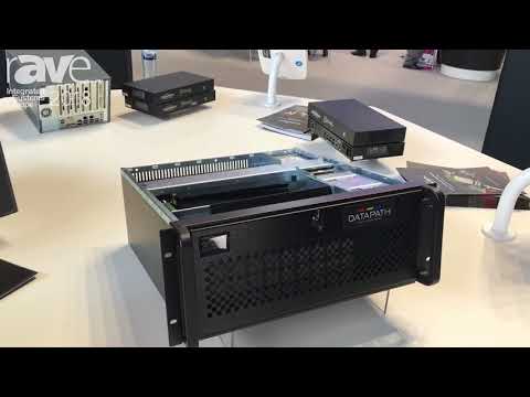 ISE 2018: Datapath Exhibits VSN Series Video Wall Controller Running Windows 10