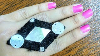 DIY| navratri handmade ring |navratri jewellery