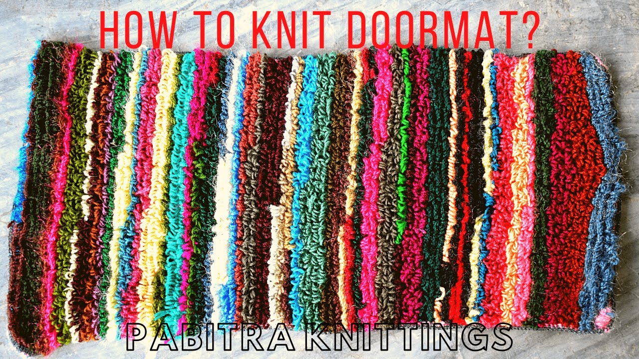 कसरी डोर्मेट बुन्न? I How To Knit Doormat? Pabitra Knitting I Nepali