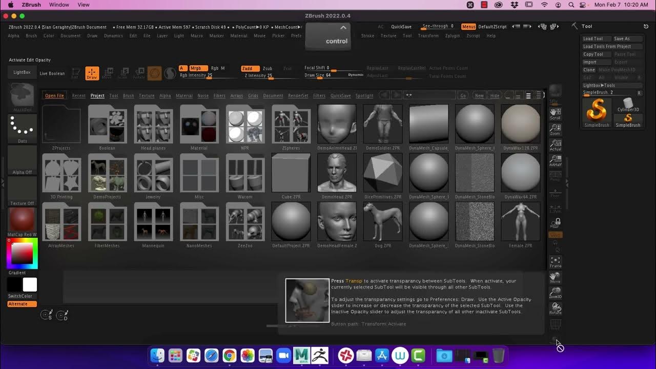 zbrush 3d view is smaller