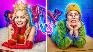 1-STAR vs 5-STAR SCHOOL HACKS 💸 Cheap vs Luxe Student Life Tricks!