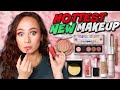 GRWM AND PLAY WITH NEW MAKEUP!! Pat Mcgrath Labs, ELF, Ravie Beauty &amp; MORE! Wavy Hair Routine too!