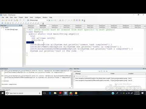 Exception Handling LEC-2