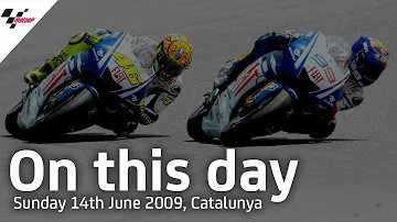 On This Day: Rossi vs Lorenzo