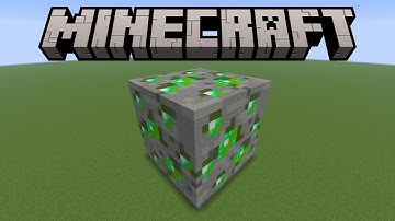 How To Build Giant Emerald Ore In Minecraft