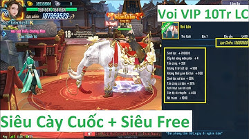 VLTK Mobile Lậu 17 Phái Siêu Cày Cuốc Siêu Free - Open Free Hẳn Set Bạch Kim bậc 18, Full ngân sức