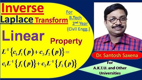 Inverse Laplace Transform 