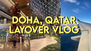 10 hours in Hamad International Airpot (Layover Vlog) Qatar Airways - Singapore to Doha