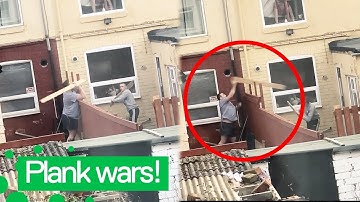 Angry Neighbours Clash in Viral 