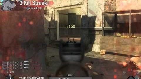 CoD Black Ops - Awesome Multi kill *AK-74u*