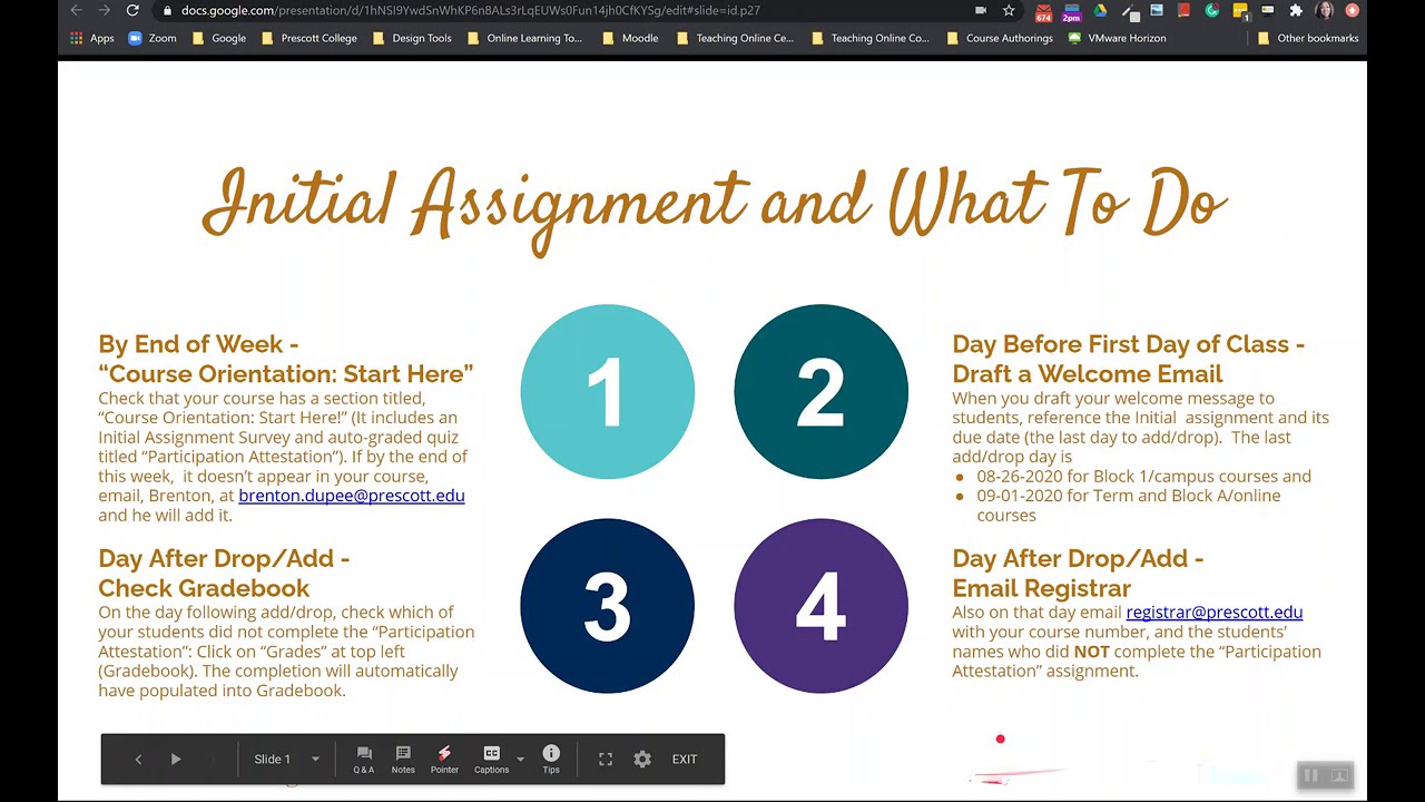 Initial Assignment and What to Do - YouTube