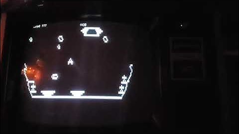 Level 1 of Meteor Mission 2 on a TRS80 Model 1 Computer 