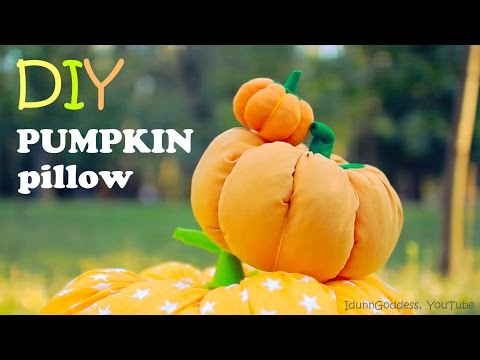 Video: How To Make A Pumpkin Pillow With Your Own Hands