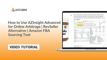 AZInsight Advanced for Online Arbitrage | RevSeller Alternative | Amazon FBA Sourcing Tool