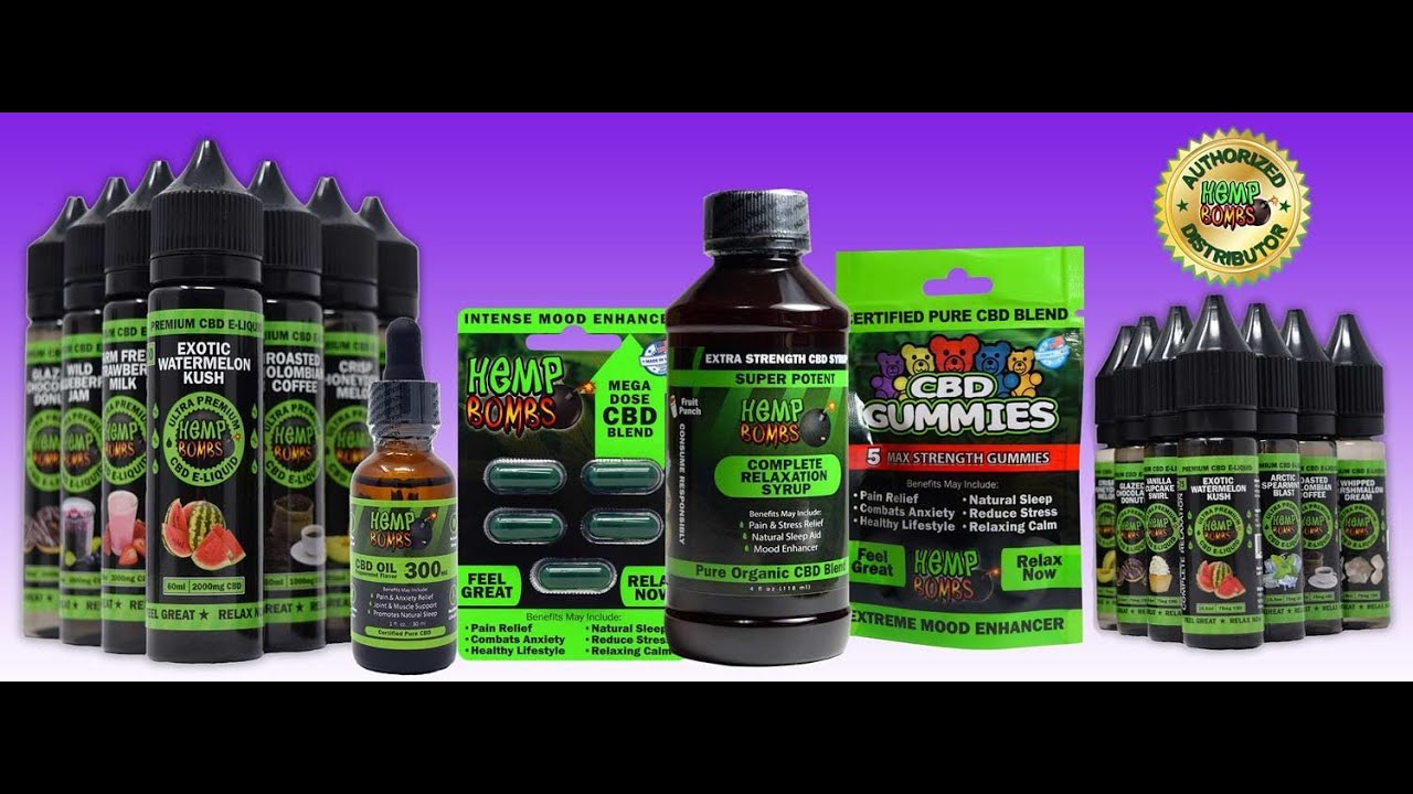 Hemp bombs cbd eliquids