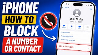 iPhone How to Block a Number or Contact – Block Calls & Messages screenshot 4