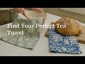 Hand-block Printed Cotton Tea Towels Sharp Cadence video
