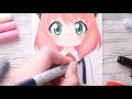 Dessin manga Spy family ANYA Speed drawing