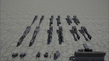 Scifi Tank Modular Equipment