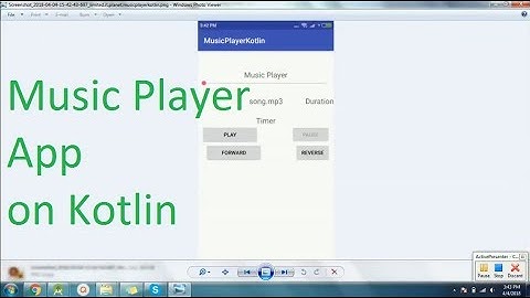 Create a Music Player on Kotlin in android part 1