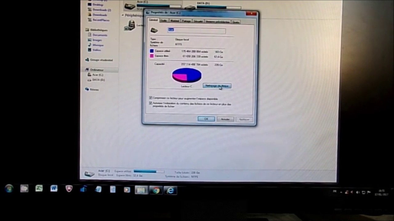 Comment nettoyer son disque dur Windows 7 - YouTube - YouTube
