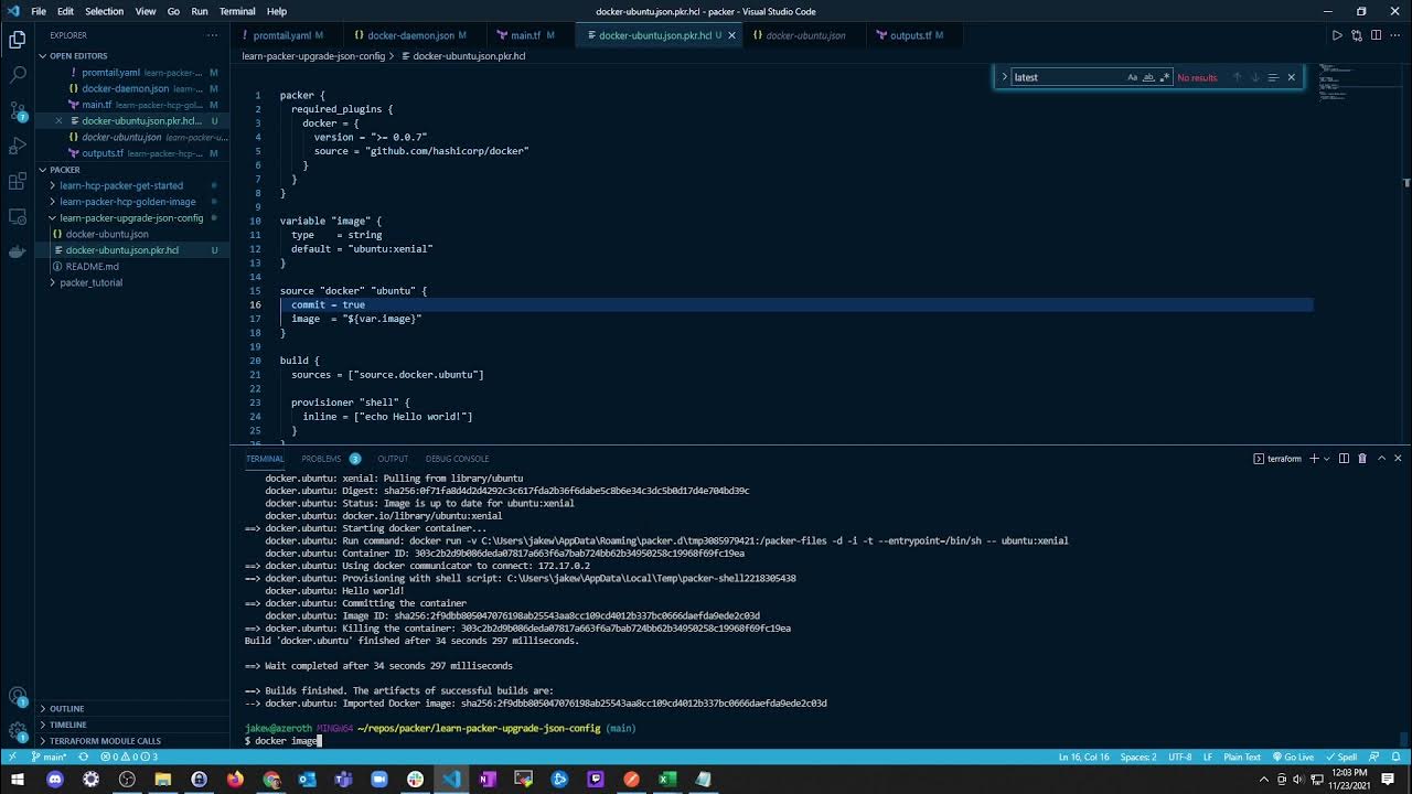 3.3 Learn Packer Upgrade Packer JSON Template to HCL2 YouTube