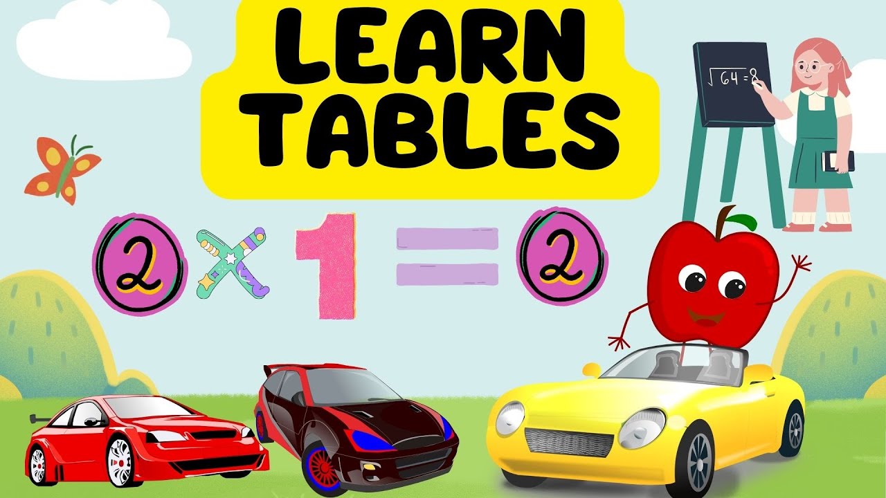 LEARN NUMBERS AND 2 TABLE I CHILDREN NURSERY RHYMES AND LEARNING # ...