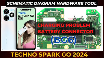 Techno spark go 2024 BG6 charging not working ways jumper | Schematic Diagram | DMR SOLUTION