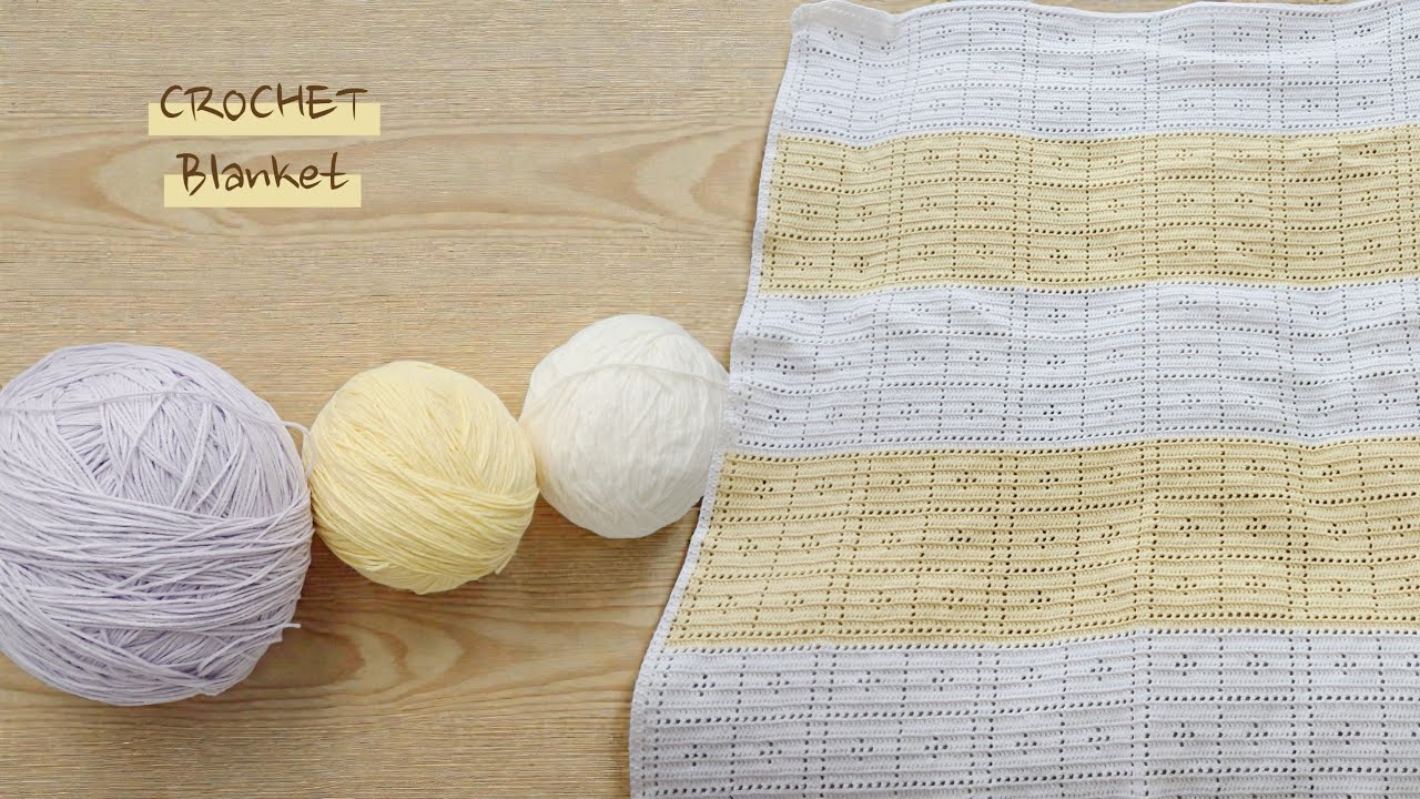 집에 넘치는 실타래로 모나카 블랭킷 l 뜨개과정