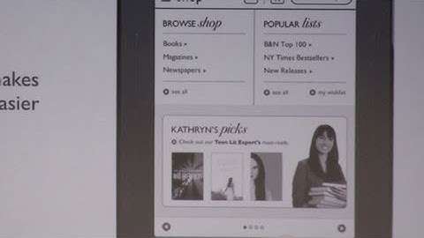Newest Nook is bare-bones e-reader