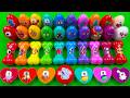 Numberblocks 💫 Looking Fun Alphabet Lore Mix Heart, Bone, Eggs Glitter, Satisfying ASMR Slime🌈🔢