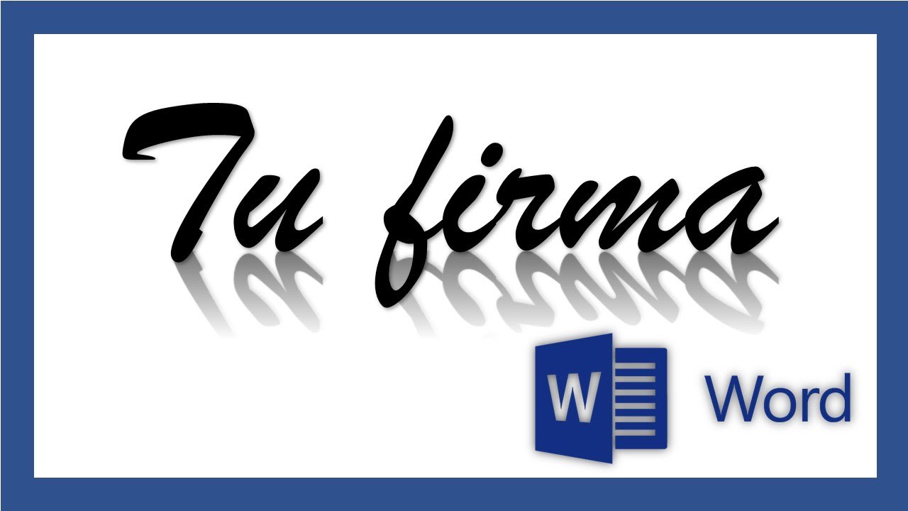 Word firma digital