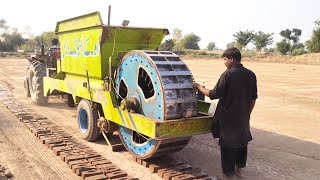 Bricks Making machine 60000 Capacity Bricks per day | Mobile Bricks Machine #tractor #bricksmachine