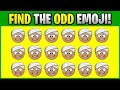 FIND THE ODD EMOJI! O15032 Find the Difference Spot the Difference Emoji Puzzles PLO
