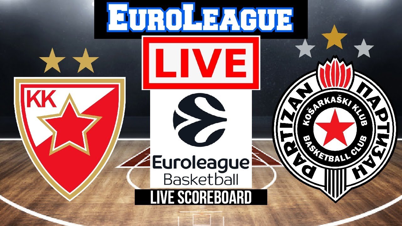 partizan crvena zvezda basketball live