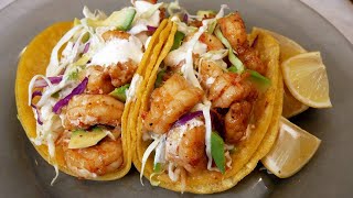 Baja Shrimp Tacos with Homemade Baja Sauce | EASY & Delicious!! screenshot 5