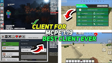 best client ever in mcpe 1.19 | F1 F3 F8 button 😱