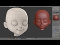 Character Creation Timelapse Part 1 "Head modeling"