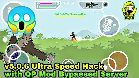 #DA2 Mini Militia 5.0.6 Ultra Speed Hack with QP Mod Bypassed || by Gamer Aadil