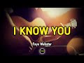 Faye Webster - I Know You (Karaoke Version)