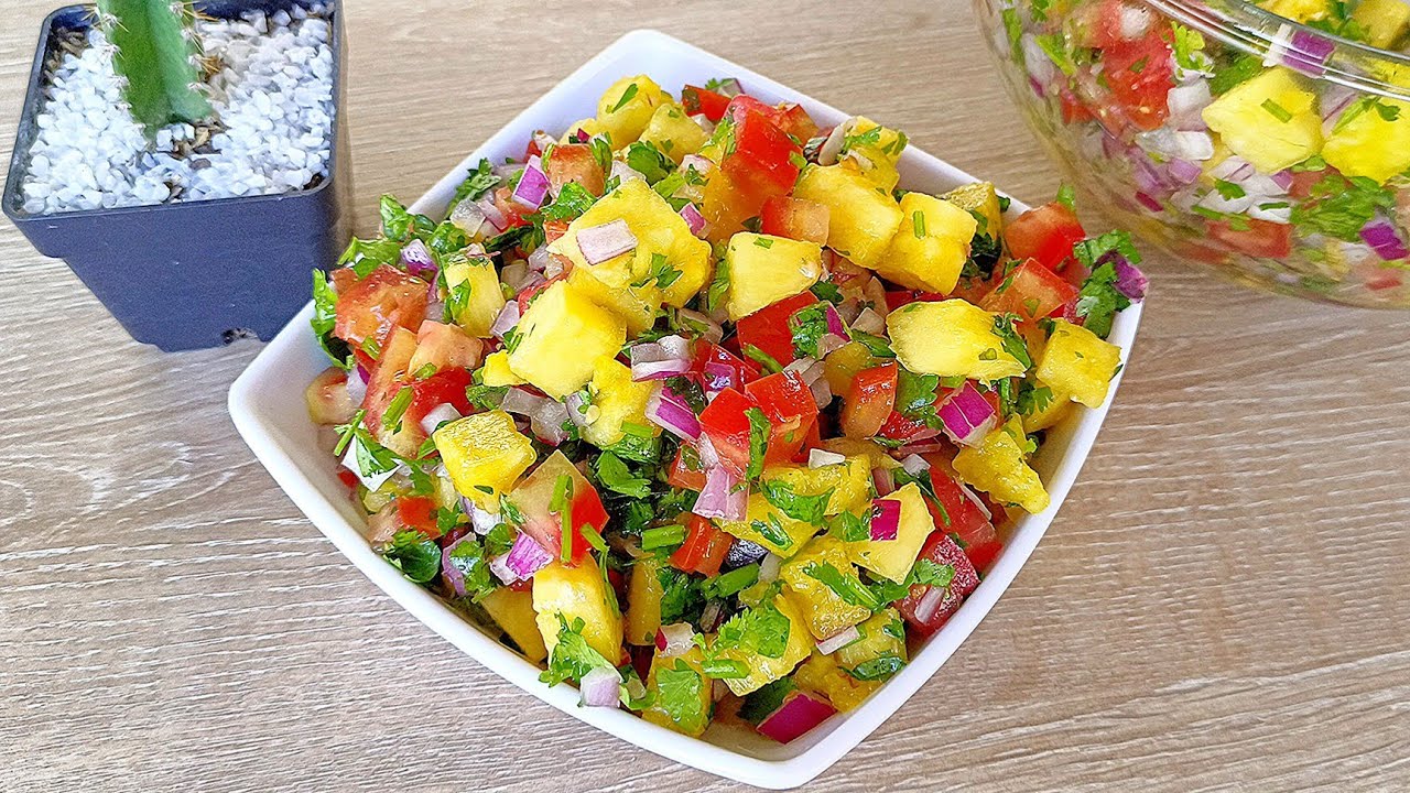 💥 The most exquisite pineapple salad. Fascinating! 🍍🤤