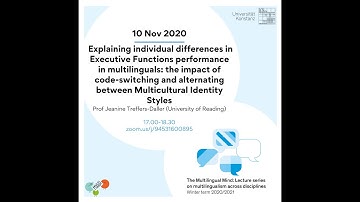 Interview with Prof Jeanine Treffers-Daller